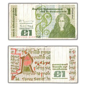 SOLD Ireland 1978 1 One Pound Note P #70b
