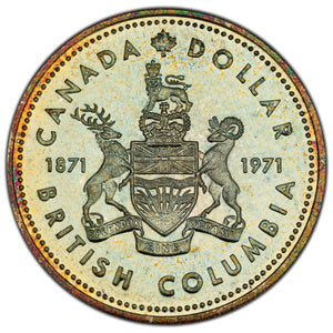 SOLD Canada 1971 $1 Silver Dollar Coin - Toned