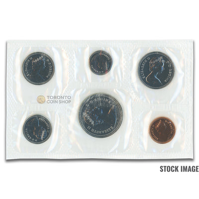 Canada 1981 6-Coin PL Proof-Like Mint Coin Set - Plastic Only