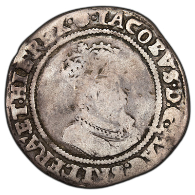 SOLD Ireland 1604-07 James I Shilling Silver Coin S-6516