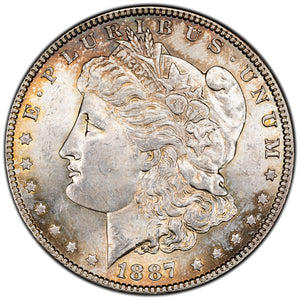 SOLD United States 1887 $1 Morgan Dollar Silver Coin