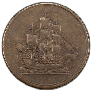 SOLD Lower Canada 1815 Halfpenny Token LC-56B1 - VF