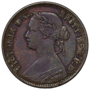 SOLD Great Britain 1861 Farthing Coin KM #747
