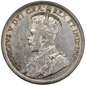 SOLD Canada 1932 50 Cents Half Dollar Silver Coin - About EF