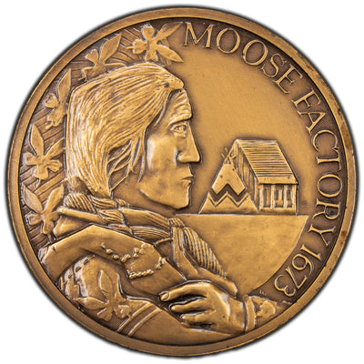 Canada 1973 Moose Factory Tricentenary Medal 51mm
