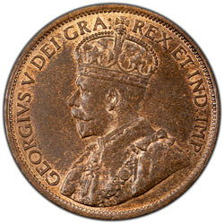 SOLD Canada 1919 1 One Large Cent Coin - Uncirculated