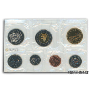 Canada 1998 Ottawa 7-Coin PL Proof-Like Mint Coin Set - Plastic Only