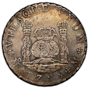 SOLD Mexico 1755 Mo-MM 8 Reales Silver Coin KM #104.2