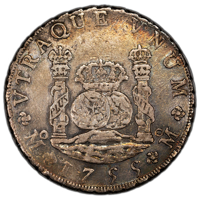 SOLD Mexico 1755 Mo-MM 8 Reales Silver Coin KM #104.2