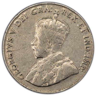 SOLD Canada 1926 Far 6 5 Cents Nickel Coin - Scratches