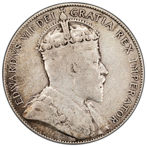 SOLD Canada 1903-H 50 Cents Half Dollar Silver Coin - VG-10