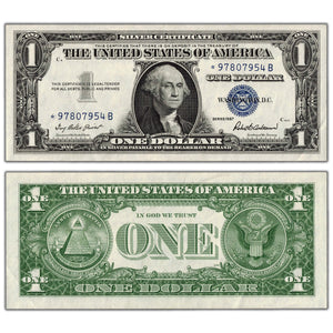 SOLD United States 1957 $1 Star Silver Certificate Note - AU