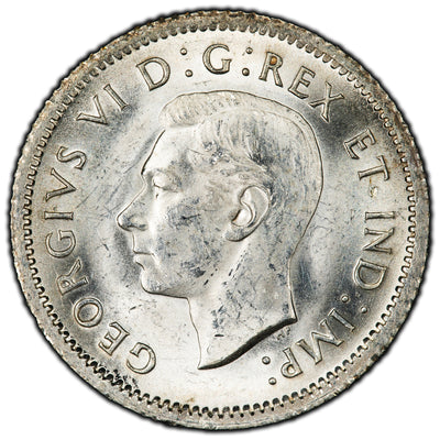 SOLD Canada 1938 10 Cents Dime Silver Coin - MS-62