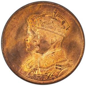 Canada 1939 Royal Visit Bronze Medallion 32mm - Choice Uncirculated