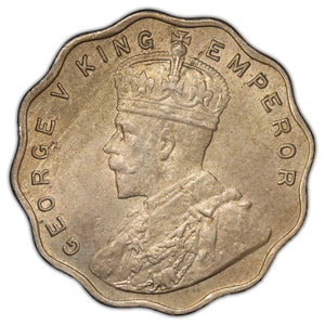 SOLD India 1912 Bombay One Anna Coin KM #513