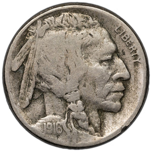 SOLD United States 1916-S 5 Cents Buffalo Nickel Coin