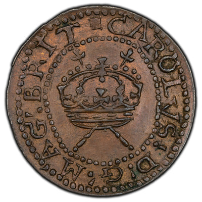 SOLD Ireland 1625-49 Farthing Coin MM: Woolpack S-6526 - Very Nice Example for Type