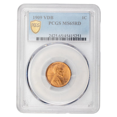 SOLD United States 1909 VDB Lincoln Wheat Cent - PCGS MS-65 Red