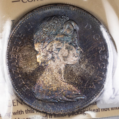 SOLD Canada 1966 Large Beads $1 Silver Dollar Coin - ICCS MS-65