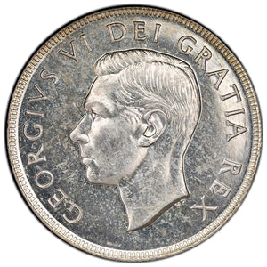 SOLD Canada 1952 Waterlines $1 Silver Dollar Coin - Uncirculated +