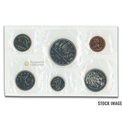 Canada 1982 6-Coin PL Proof-Like Mint Coin Set - Envelope + COA