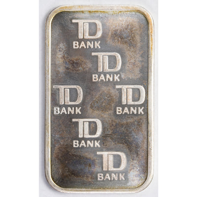 SOLD Engelhard TD Bank 1oz .999 Fine Silver Bar - Sealed