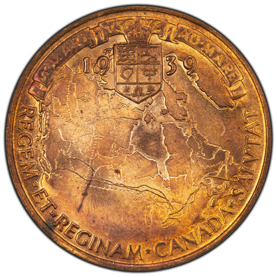 Canada 1939 Royal Visit Bronze Medallion 32mm - Choice Uncirculated