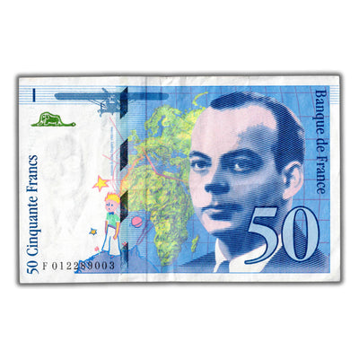 SOLD France 1993 50 Fifty Francs Note P #157b