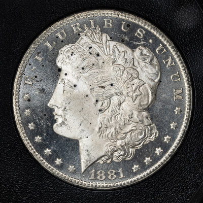 SOLD United States 1881-CC $1 Morgan Silver Dollar Coin - GSA With Box and COA