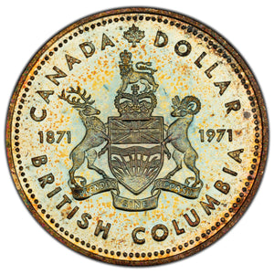SOLD Canada 1971 $1 Silver Dollar Coin - Toned