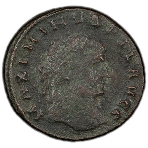 SOLD Ancient Rome Imperial AD 308-9 Maximinus II Follis RIC 32a