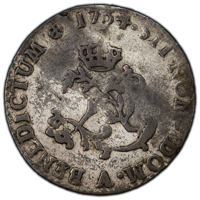 French Regime 1764-A Sou Marque Coin