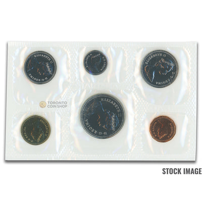 Canada 1982 6-Coin PL Proof-Like Mint Coin Set - Plastic Only