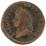 Ireland 1690 June 12d Shilling Gun Money Coin S-6582