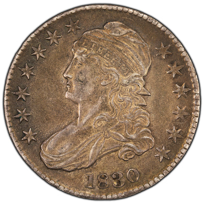SOLD United States 1830 Small 0 Capped Bust Half Dollar Silver Coin