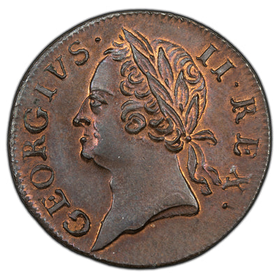 SOLD Ireland 1760 One Farthing Coin - UNC