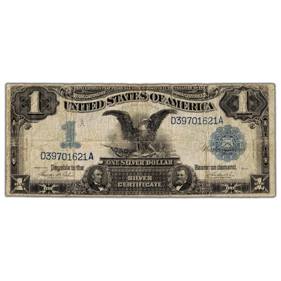 SOLD United States 1899 $1 One Dollar Silver Certificate "Black Eagle" Note - Circulated