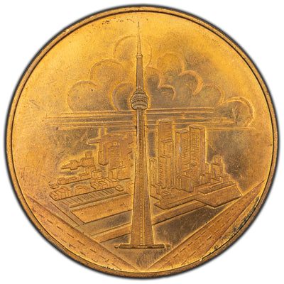 Canada Toronto CN Tower Medal 51mm - Jacques Cartier Mint