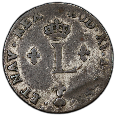 French Regime 1764-A Sou Marque Coin