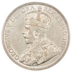 Canada 1934 50 Cents Half Dollar Silver Coin - ICCS VF-30