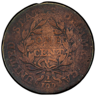 United States 1798 1c Draped Bust Large Cent Coin