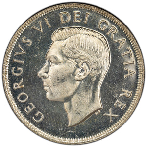 SOLD Canada 1950 Waterlines $1 Silver Dollar Coin - Choice Uncirculated