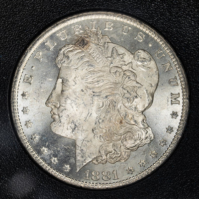 SOLD United States 1881-CC $1 Morgan Silver Dollar Coin - GSA With Box and COA