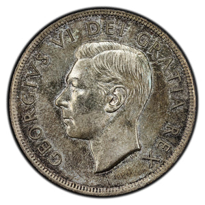 SOLD Canada 1949 $1 Silver Dollar Coin - AU