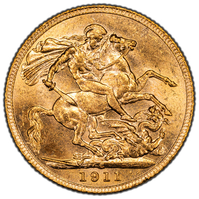 SOLD Canada 1911-C One Sovereign Gold Coin - Uncirculated