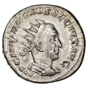 SOLD Ancient Rome Imperial AD 250 Trajan Decius Antoninianus RIC 12