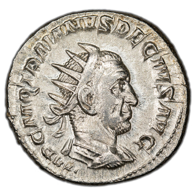 SOLD Ancient Rome Imperial AD 250 Trajan Decius Antoninianus RIC 12