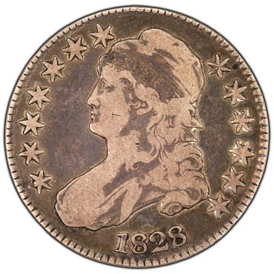 SOLD United States 1828 Square 2 Small 8 Large Letters Capped Bust Half Dollar Silver Coin