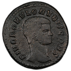 SOLD Ancient Rome Imperial AD 310-11 Divus Romulus Follis 6.4gr 26mm RIC 257