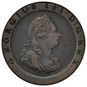 SOLD Great Britain 1797 1d Cartwheel Penny Coin KM #618